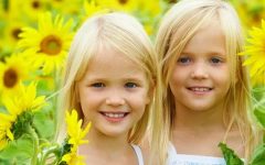 девочки в подсолнухах