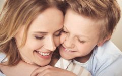 мама с сыном