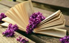 книга и сирень