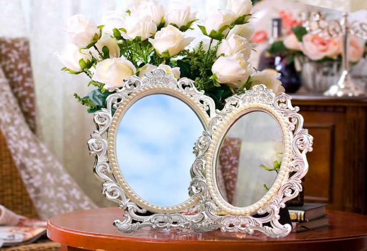 зеркало с цветами