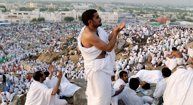 Мусульмане в белом одеянии
